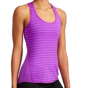 Athleta purple racerback tank, women’s size Large